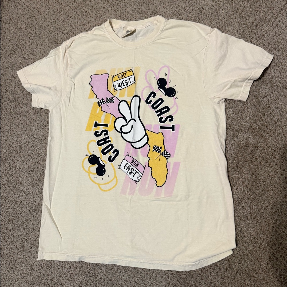 Zip A Dee Tees Coast to Coast RunDisney Shirt